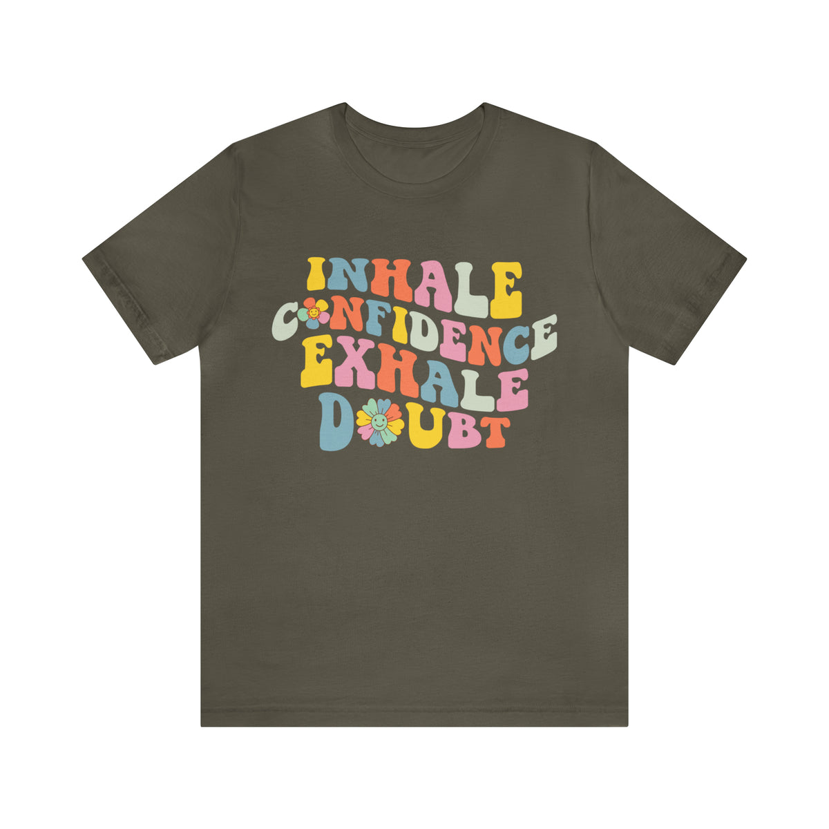 Inhale Exhale Retro School Counselor Shirt | Psychology Shirt | Yoga Meditation Shirt | Unisex Jersey T-shirt