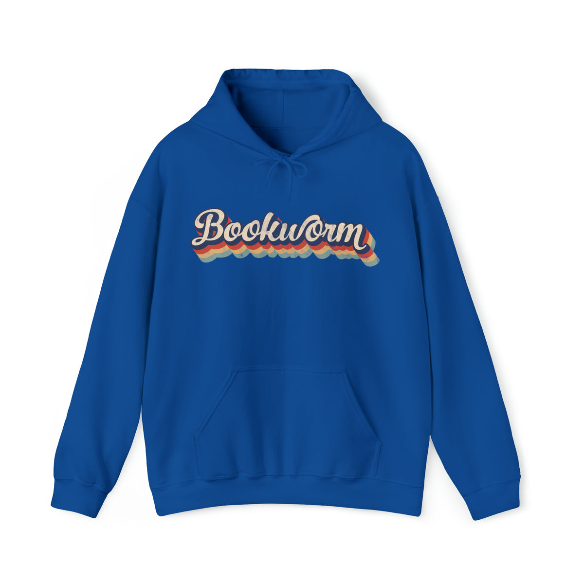 Retro Bookworm Book Lover Shirt | Bookish Gift | Unisex Hooded Sweatshirt