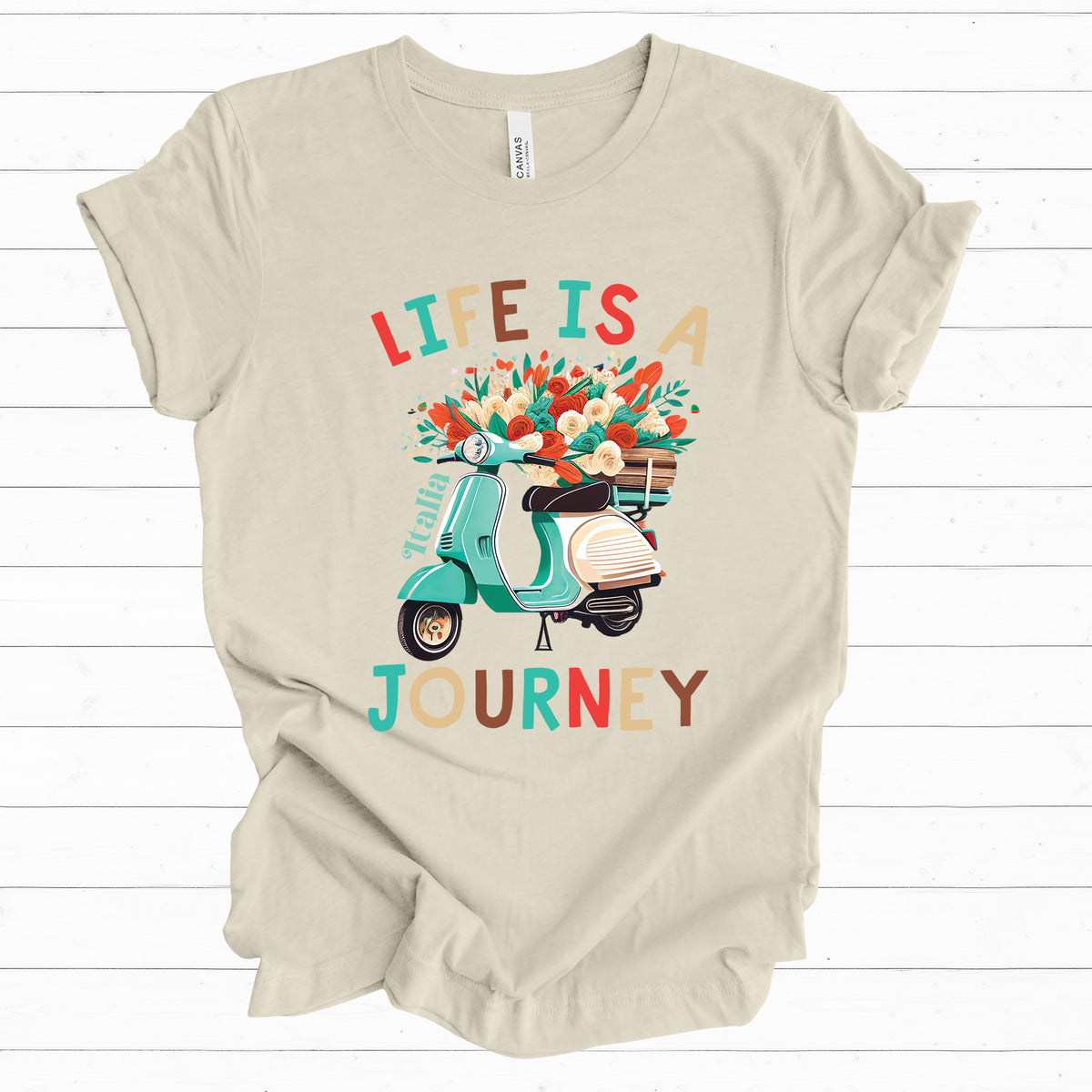 Life Is A Journey Italy Shirt | Italy Travel Gifts | Italy Vacation Shirt | Gift For Her | Unisex Jersey T-shirt