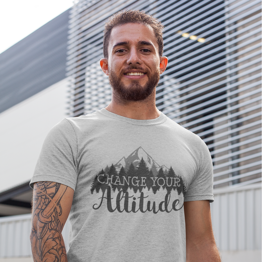 Change Your Altitude Camping Hiking T-shirt