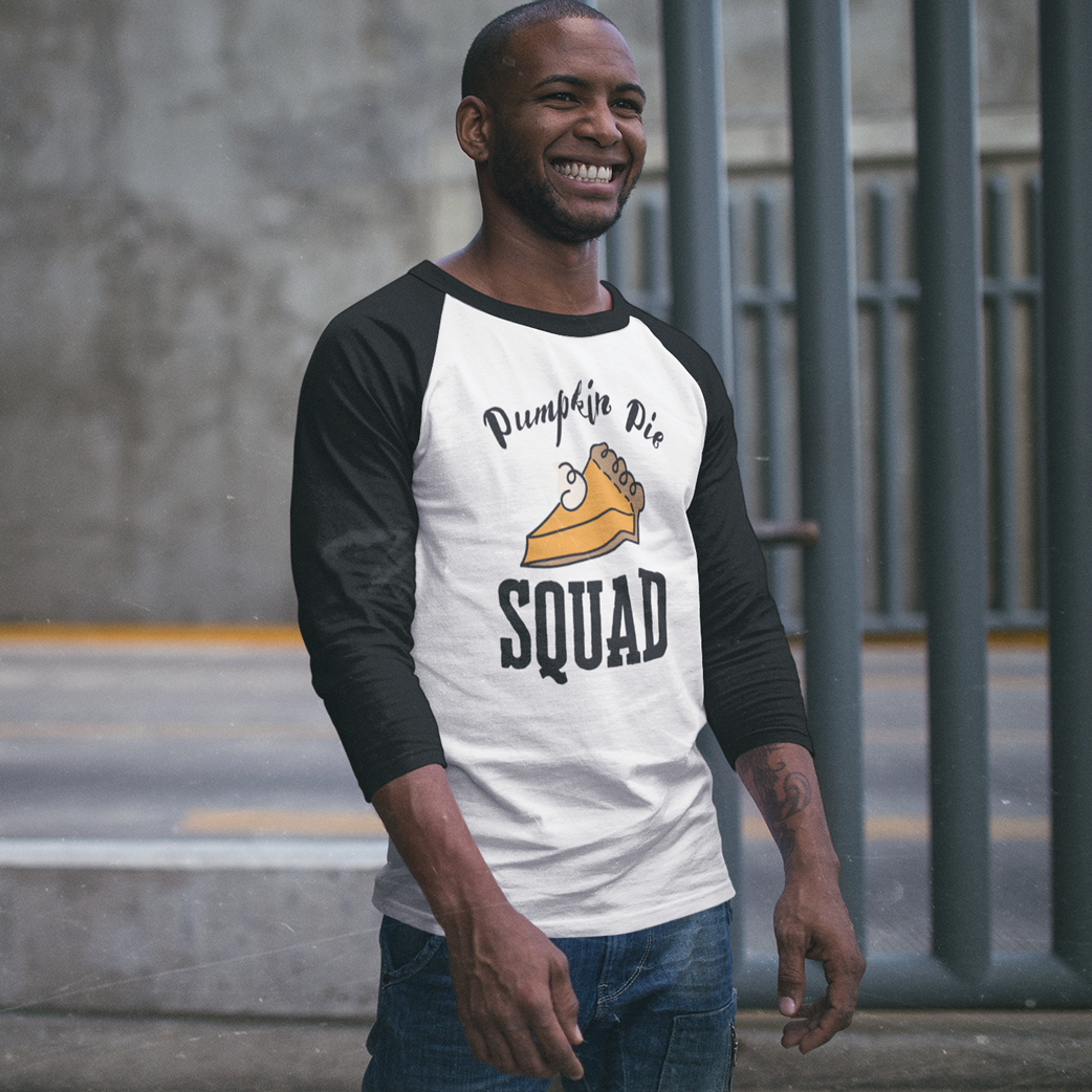 Pumpkin Pie Squad Raglan T-shirt