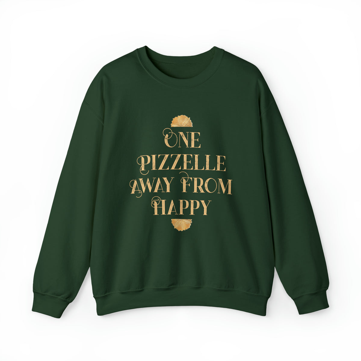 Italian Pizzelle Holiday Cookies Shirt | Foodie Baking Gift | Unisex Crewneck Sweatshirt