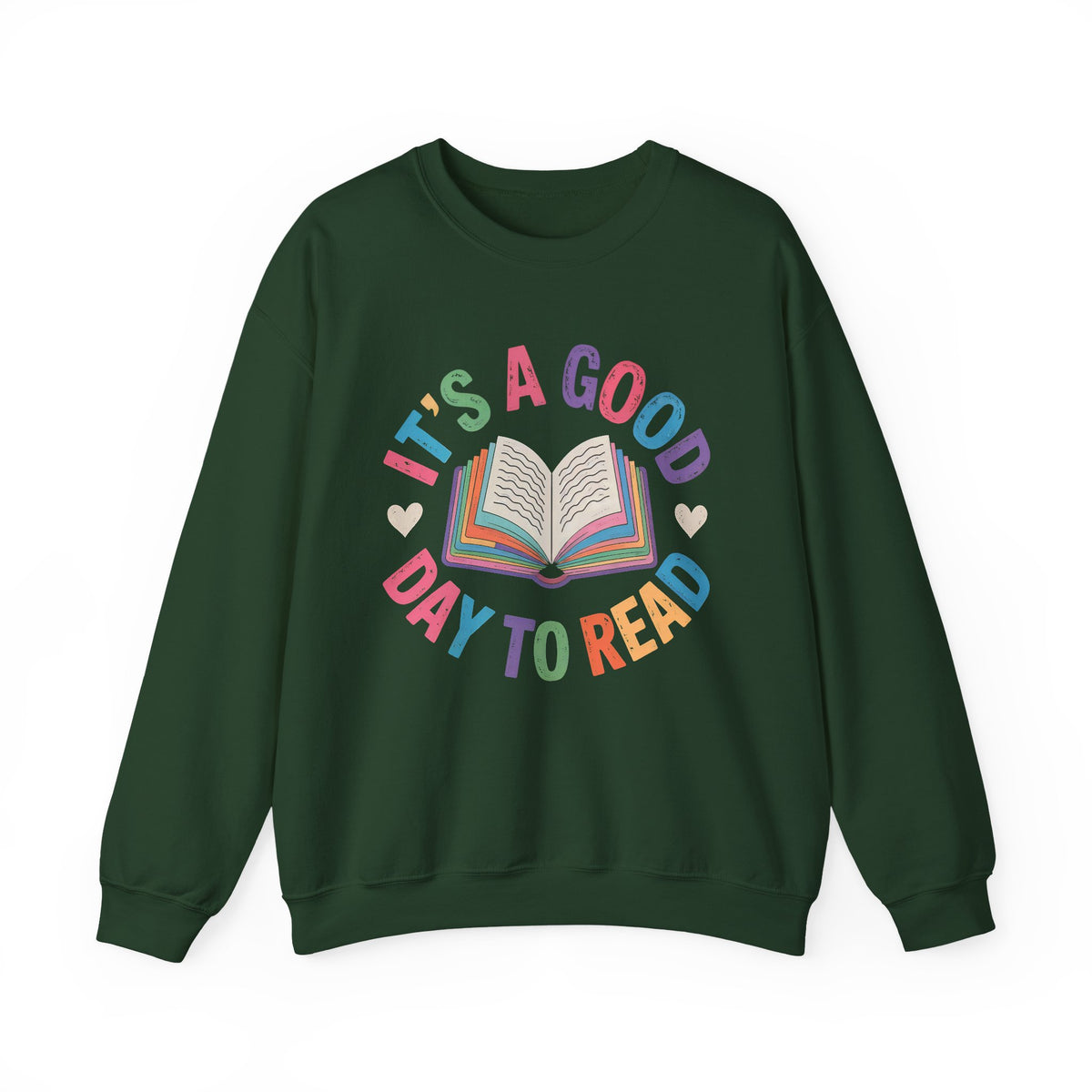 It's a Good Day to Read Cute Bookish Sweatshirt | |  Book Lover Gift | Book Worm Shirt | Book Nerd Shirt | Unisex Crewneck Sweatshirt