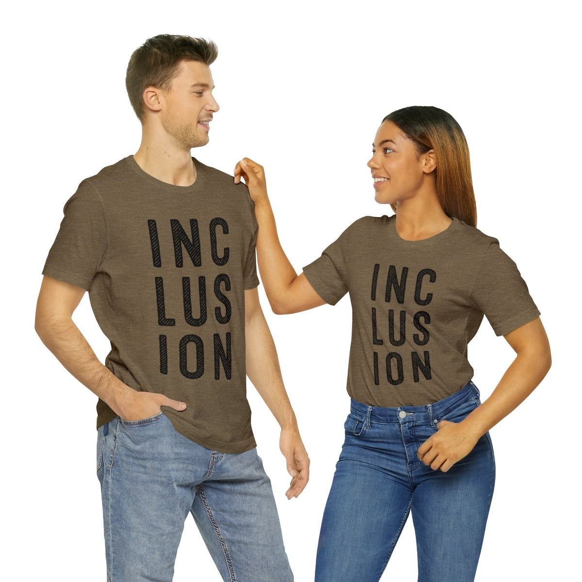 Inclusion Autism Disability Shirt | Autism Awareness Gift | Unisex Jersey T-shirt