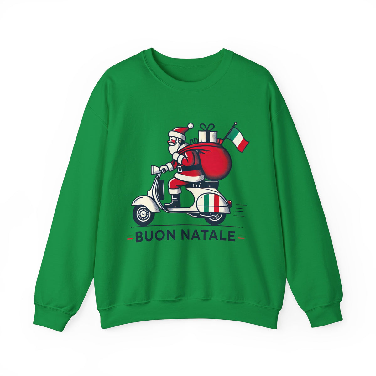 Buon Natale Italian Santa Christmas Shirt | Funny Marry Christmas Shirt | Italy Gift For Her | Unisex Crewneck Sweatshirt