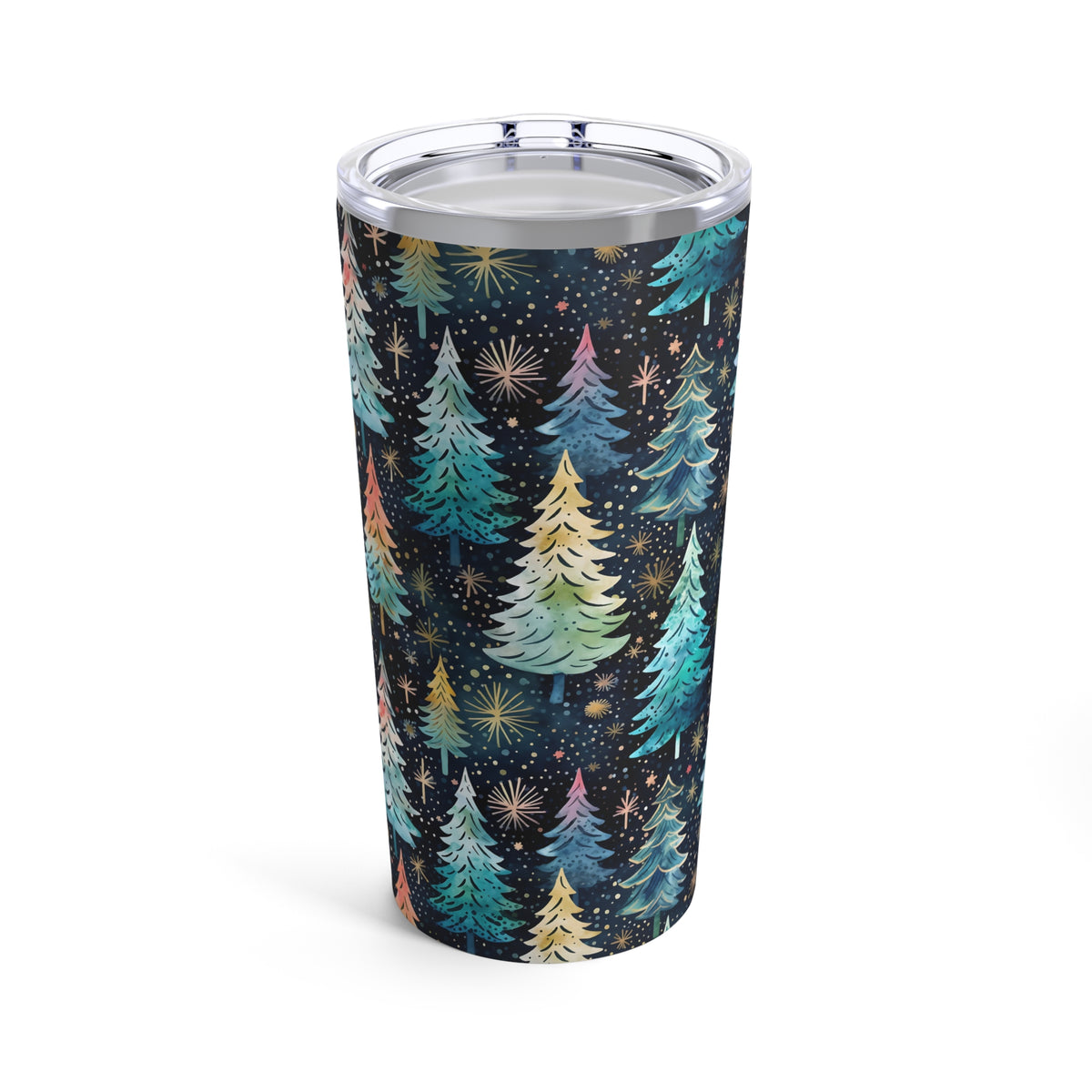 Teal Christmas Tumbler 20 oz | Christmas Tree Tumbler | Blue Christmas gift | Stainless Steel Tumbler