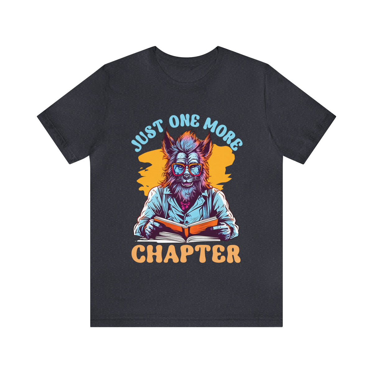 Just One More Chapter Werewolf Shirt | Halloween Book Shirt | Book Lover shirt | Book Lover Gift | Unisex Jersey T-shirt