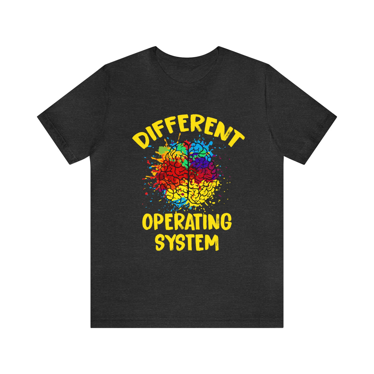 Different Operating System Autism Shirt | Autism Awareness Gift | Unisex Jersey T-shirt