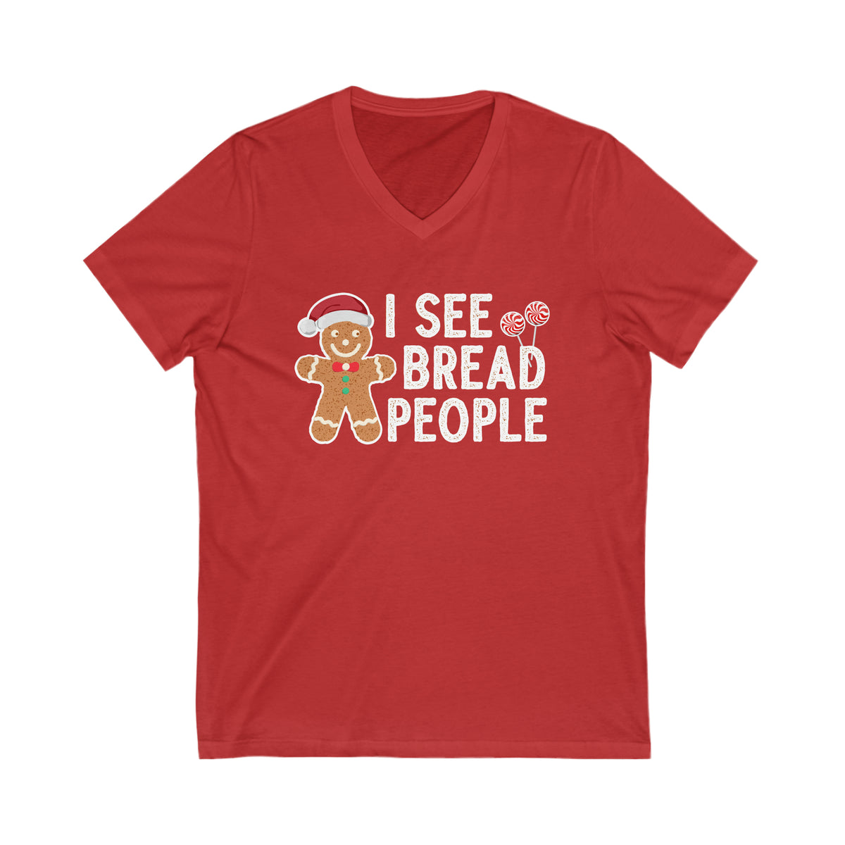 Gingerbread Cookies Funny Baking Shirt | Christmas Cookies Shirt | Unisex Jersey V-neck T-shirt