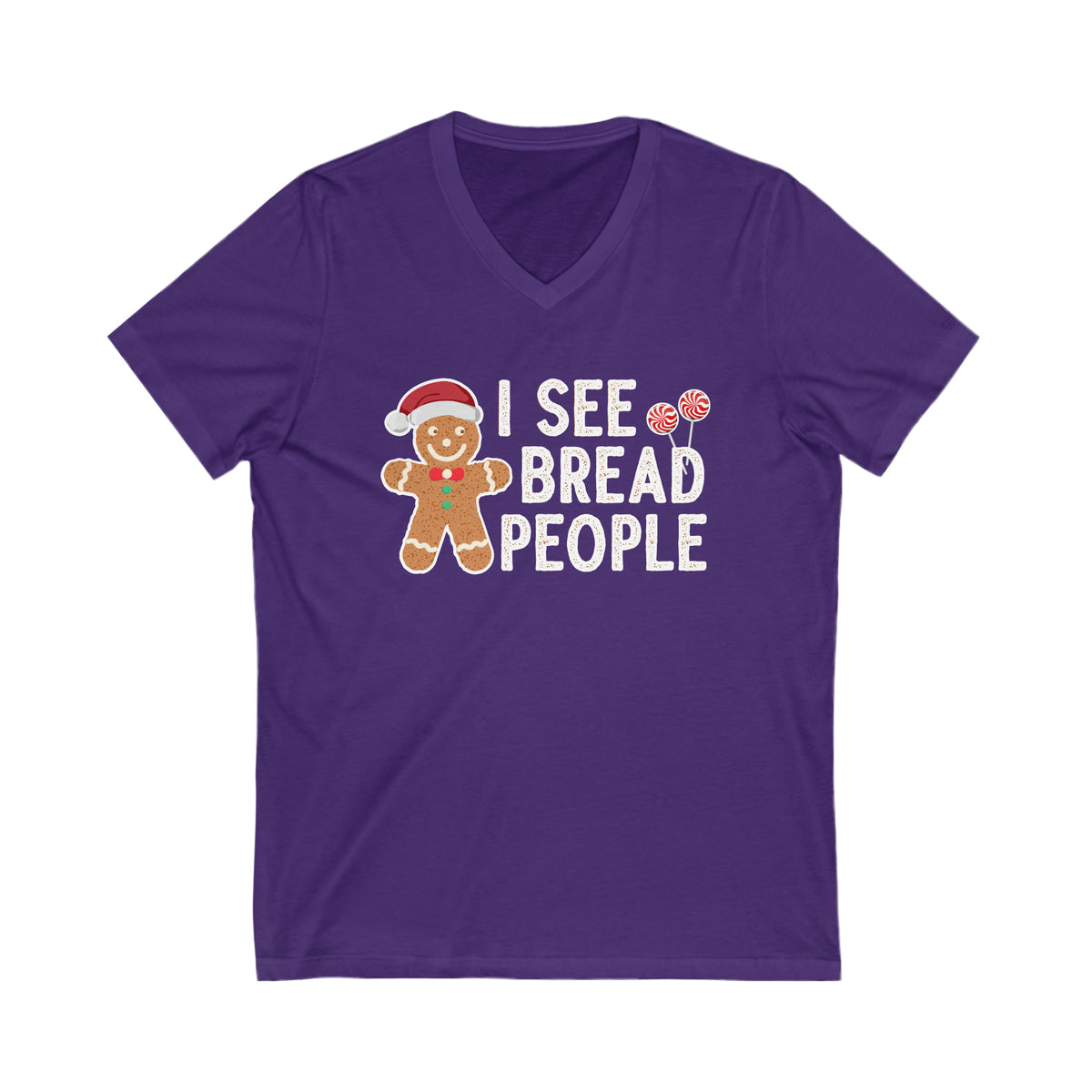Gingerbread Cookies Funny Baking Shirt | Christmas Cookies Shirt | Unisex Jersey V-neck T-shirt