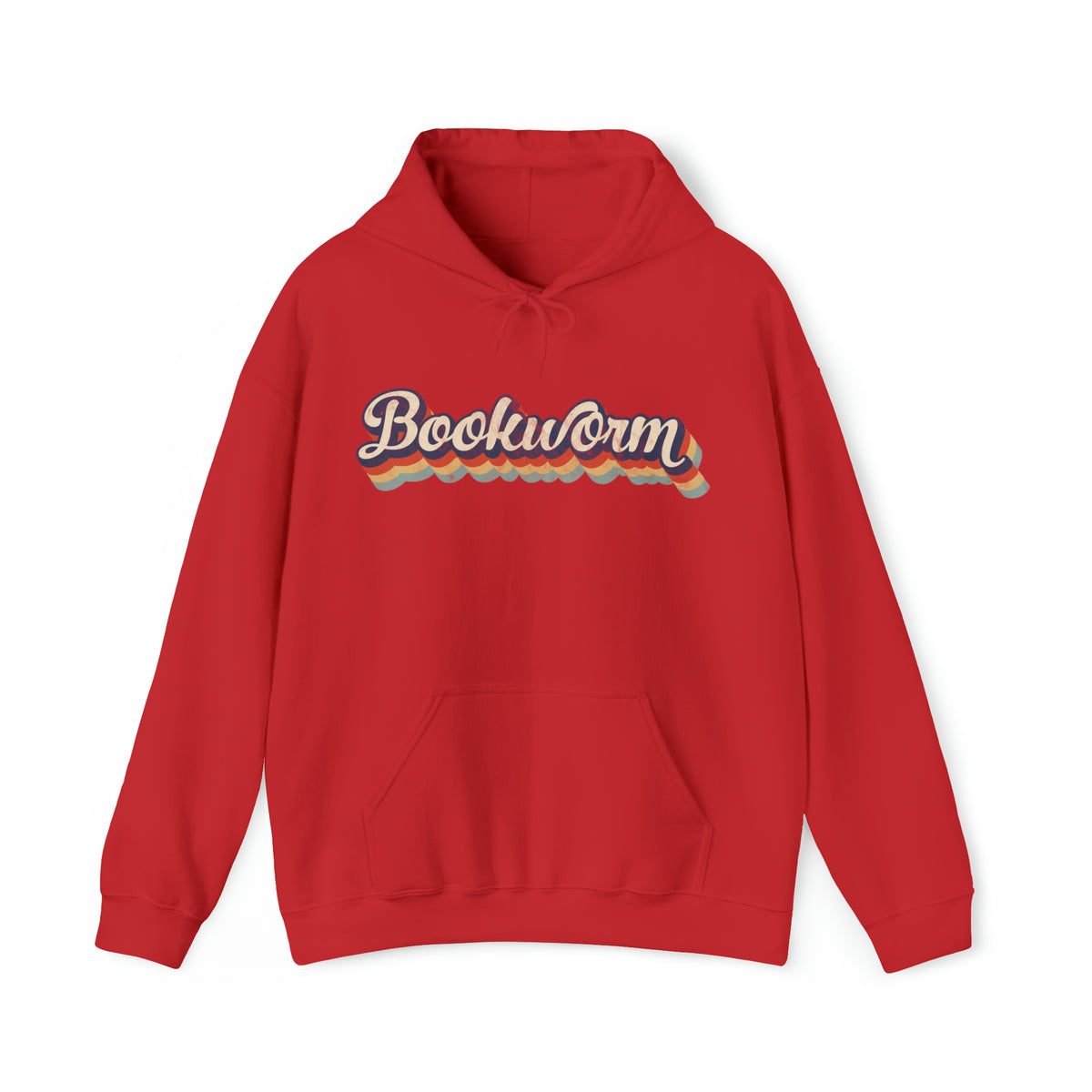 Retro Bookworm Book Lover Shirt | Bookish Gift | Unisex Hooded Sweatshirt