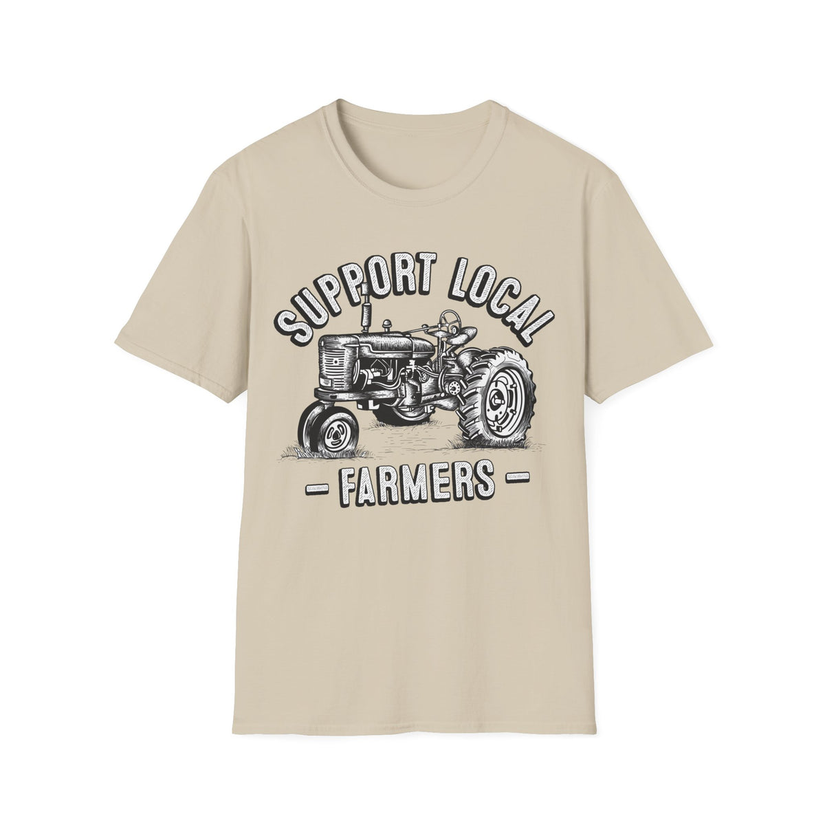 Support Local Farmers Farm To Table Shirt | Farm Girl Gift | Unisex Soft Style T-Shirt