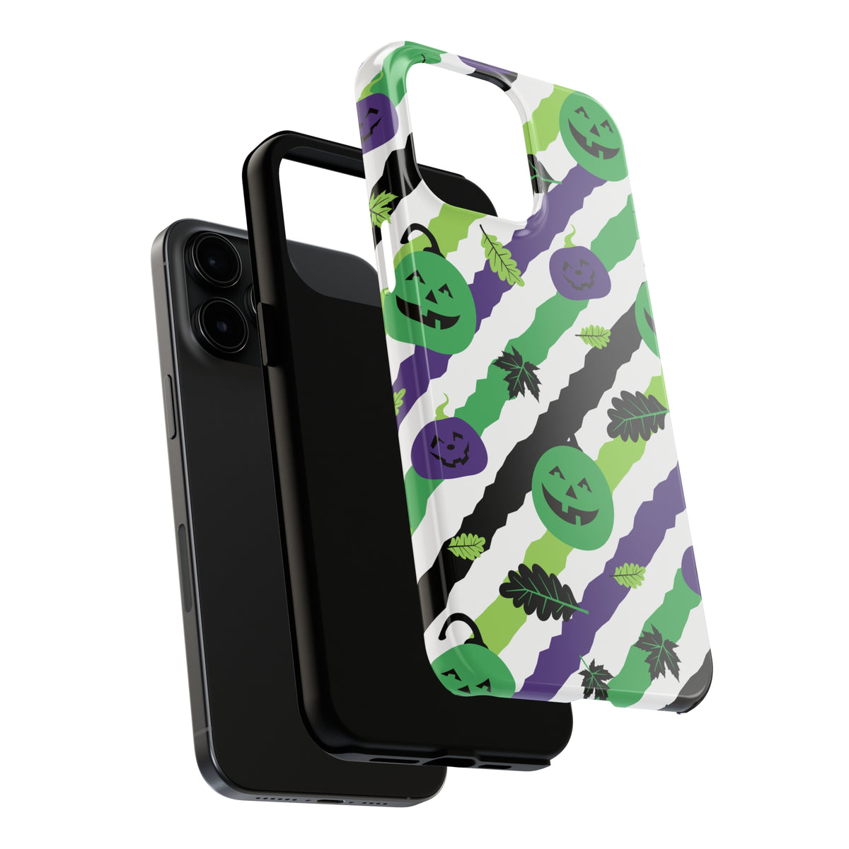 Halloween Pumpkins iPhone Case | iPhone 15 14 13 12 11 Phone Case | Halloween Gift | Tough Impact-resistant Phone Case