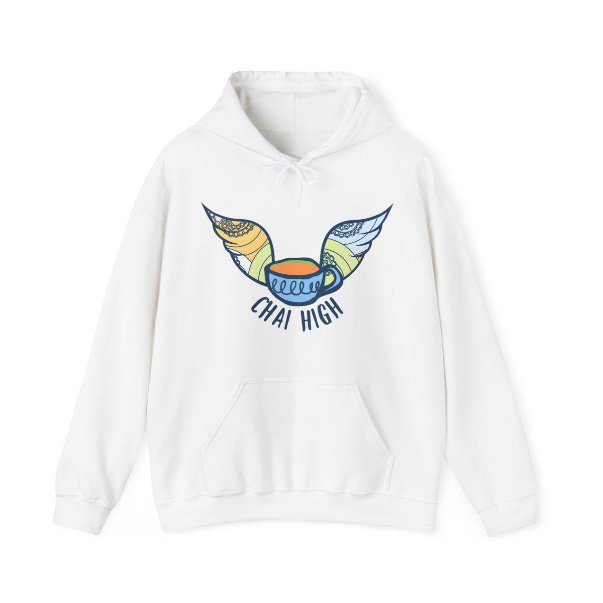 Chai High Tea Time Aesthetic Shirt | Chai Tea Lover Gifts | Unisex Heavy Blend™ Hooded Sweatshirt