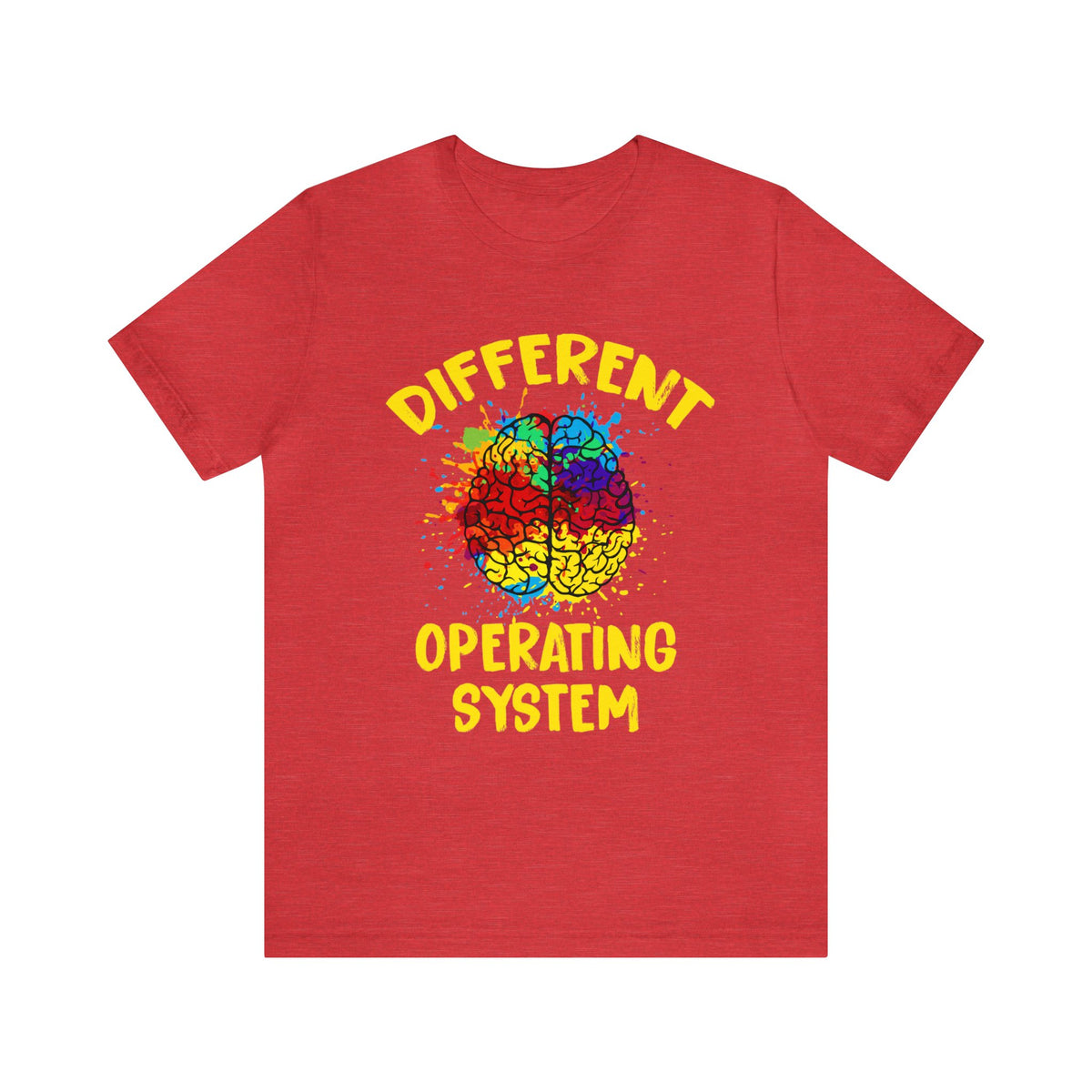 Different Operating System Autism Shirt | Autism Awareness Gift | Unisex Jersey T-shirt
