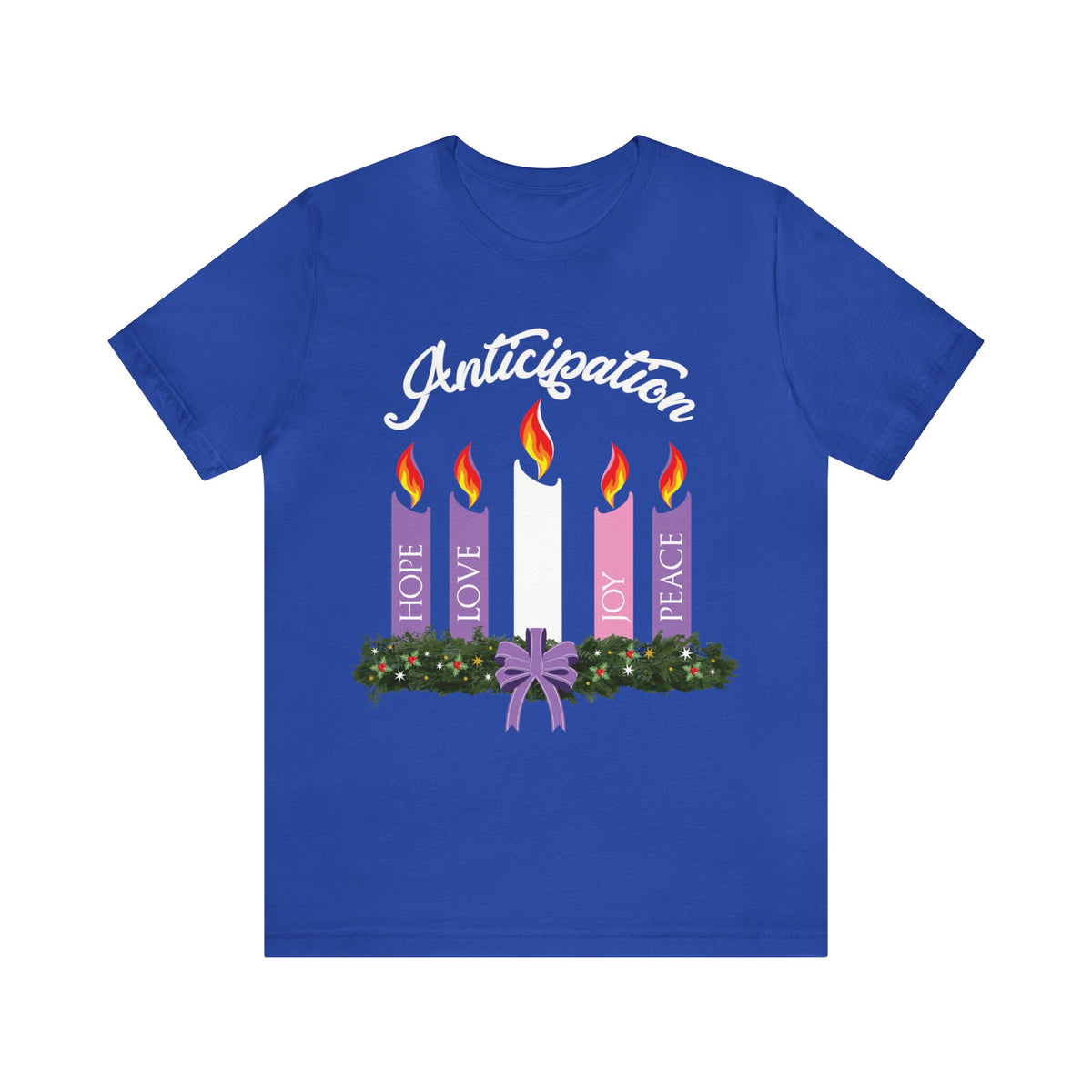 Advent Wreath Candles Christian Shirts | Advent Christmas Gifts | Unisex Jersey T-shirt