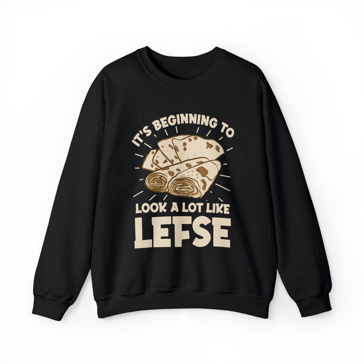 Norwegian Lefse Funny Holiday Baking Shirt | Baker Gift | Unisex Crewneck Sweatshirt