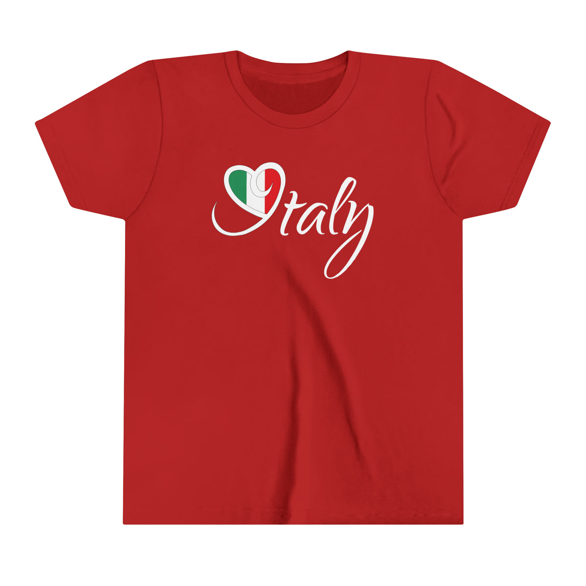 I Love Italy Travel Lover Wanderlust Shirt | Wanderlust Italian Travel Gift | Youth jersey t-shirt