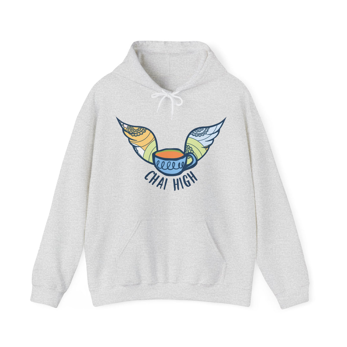 Chai High Tea Time Aesthetic Shirt | Chai Tea Lover Gifts | Unisex Heavy Blend™ Hooded Sweatshirt