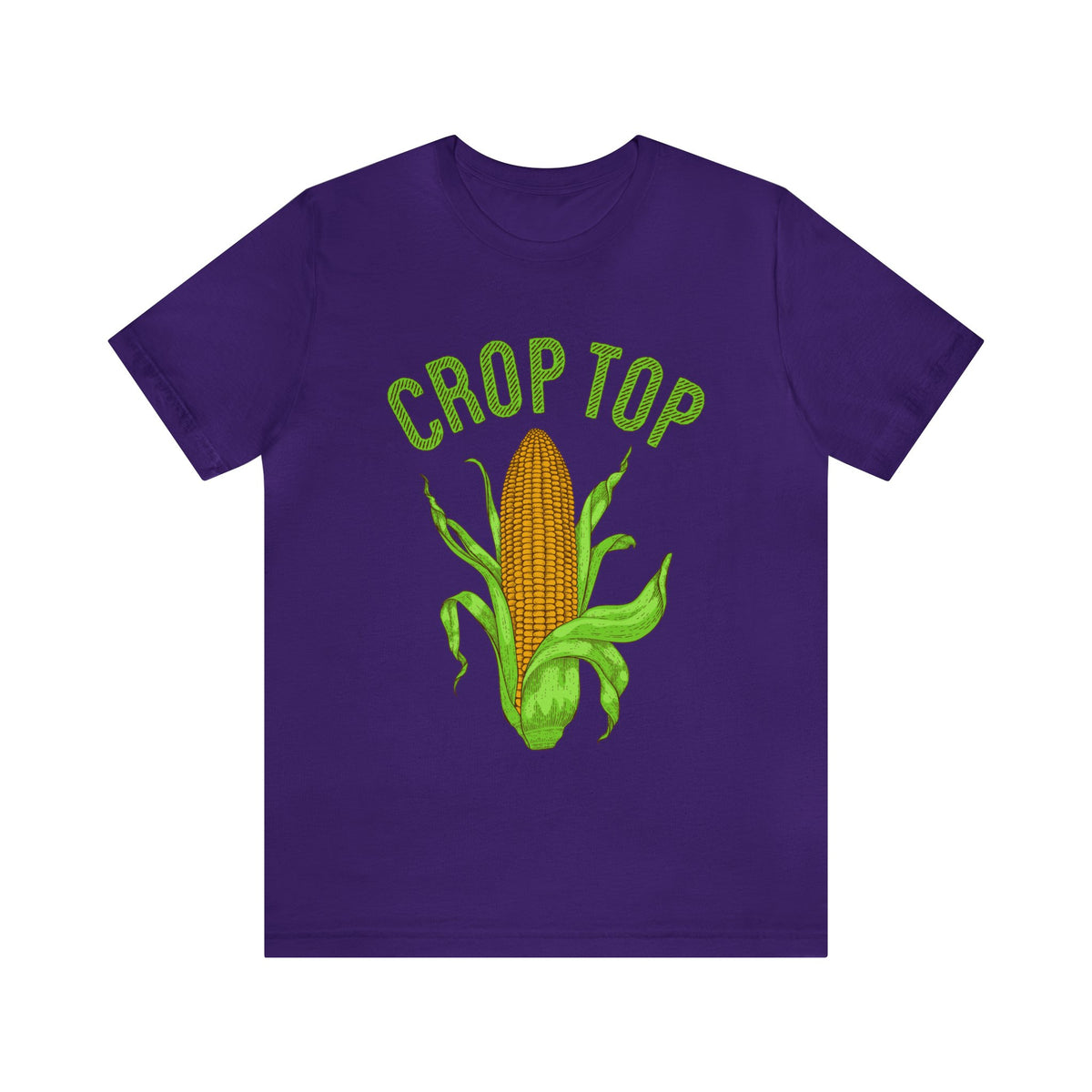 Corn Crop Top Funny Farming Shirt | Corn Gift For Her | Unisex Jersey T-shirt