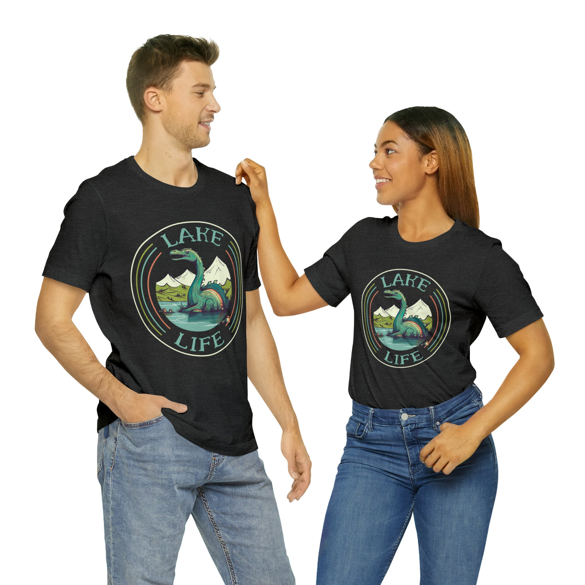 Loch Ness Monster Funny Lake Life Shirt | Lake Vacation Shirt | Lake House Gift | Unisex Jersey T-shirt