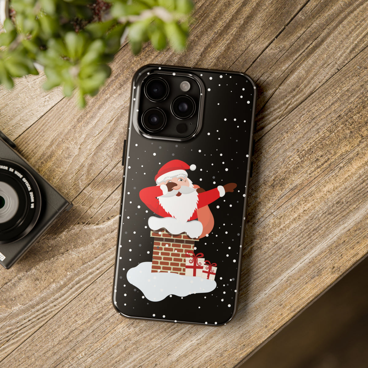Dabbing Santa Christmas iPhone 15 Phone Case
