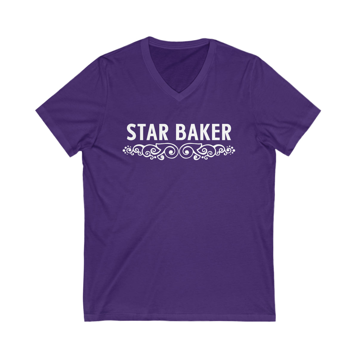 Star Baker British Baking Shirt | Baker Gifts | Unisex Jersey V-Neck T-shirt