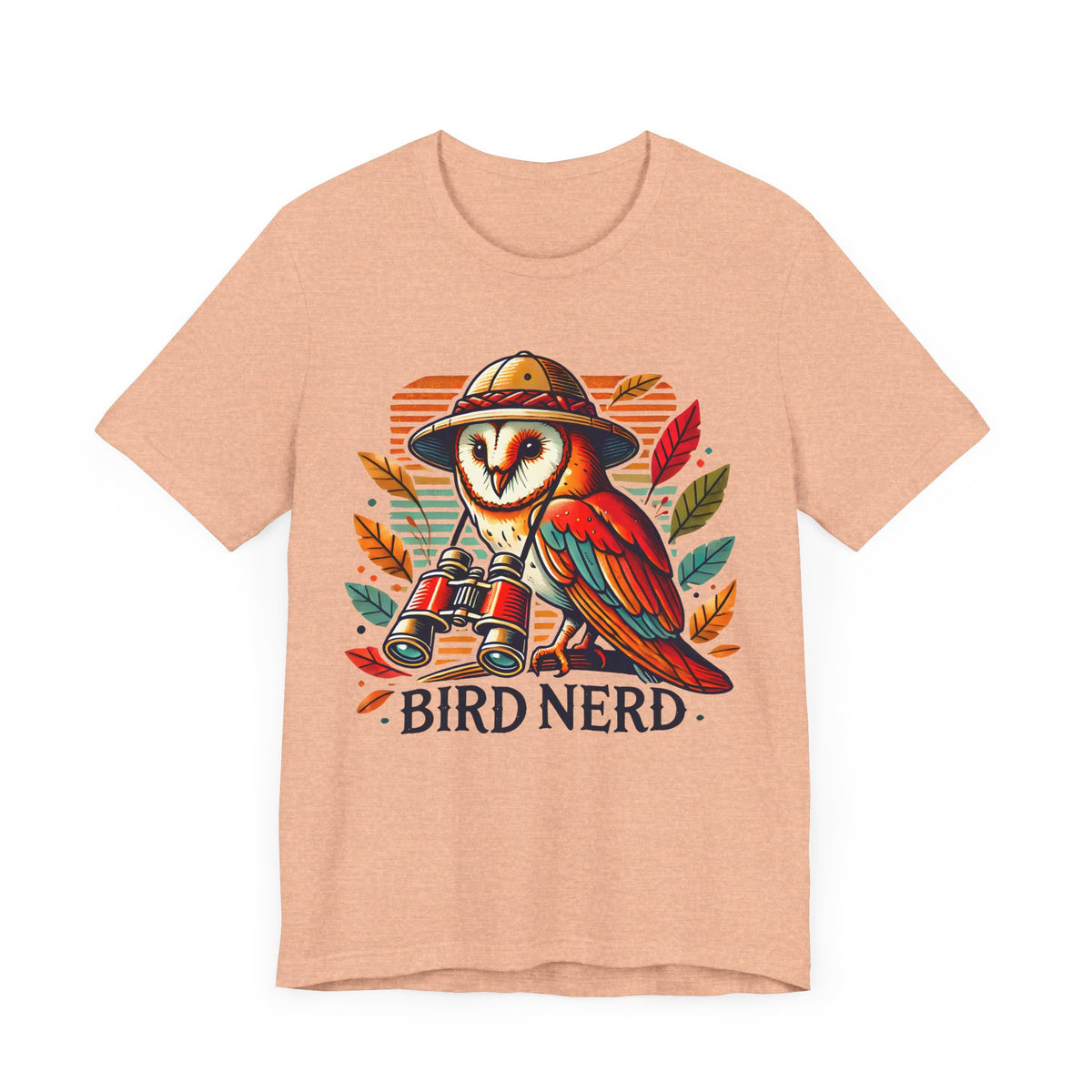 Funny Bird Nerd Owl Shirt | Bird Watcher Shirt | Bird Watching Gift | Ornithology Shirt | Cute Owl Gift | Unisex Jersey T-shirt