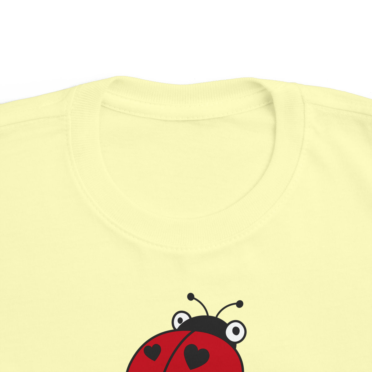 Love Bug Lady Bug Valentine's Day Shirt | Ladybug Nature Gift | Kid's Toddler Fine Jersey T-shirt