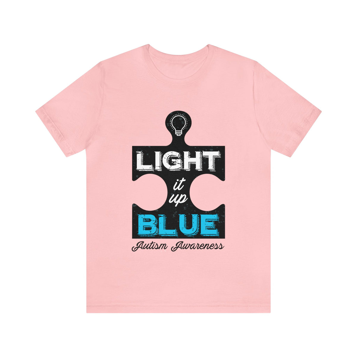 Light It Up Blue Autism Awareness Shirt | Autism Awareness Gift | Unisex Jersey T-shirt