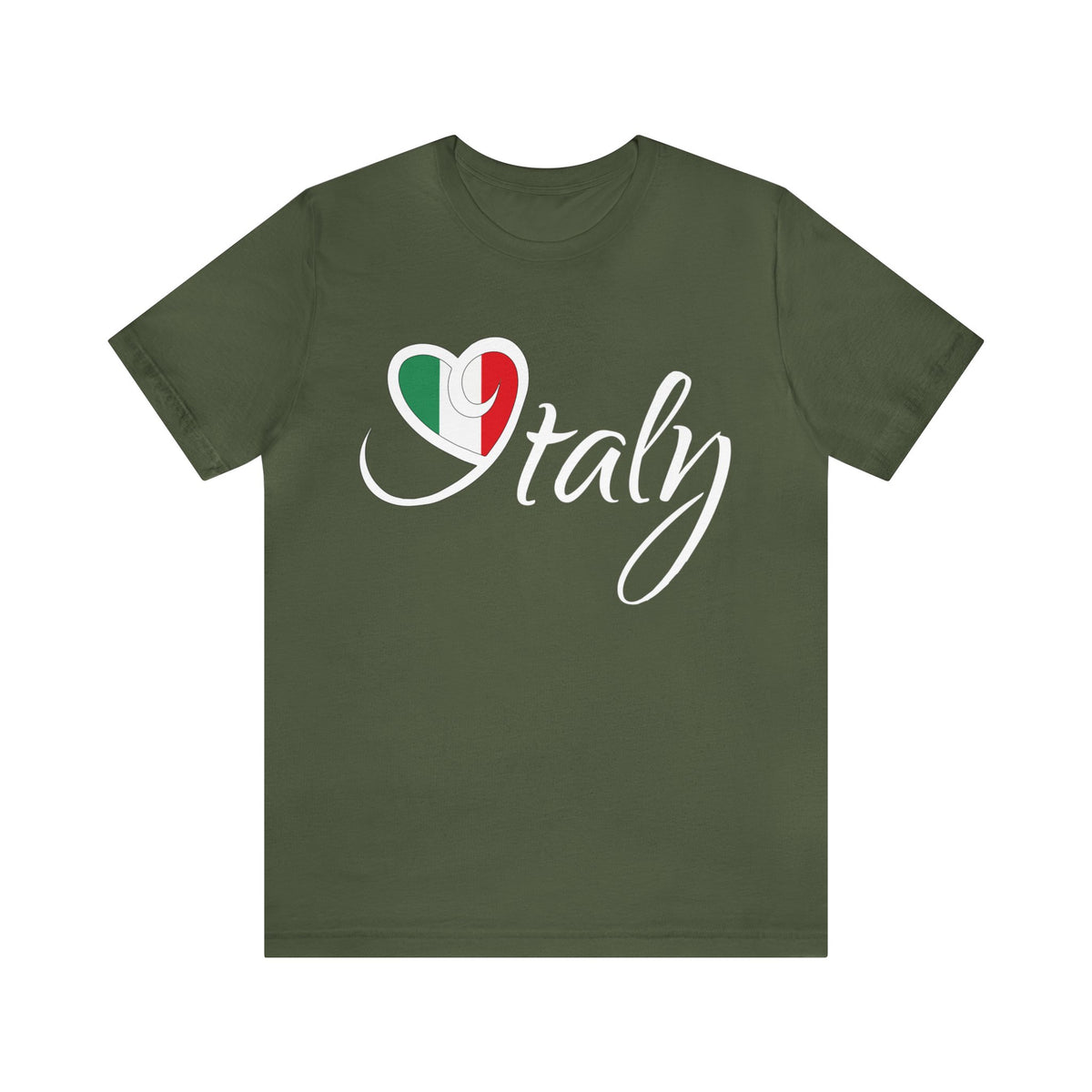 I Love Italy Travel Lover Wanderlust Shirt | Wanderlust Italian Travel Gift | Unisex Jersey T-shirt