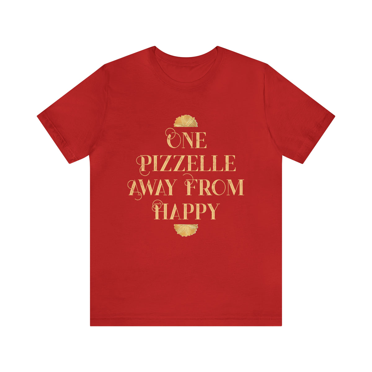 Italian Pizzelle Holiday Cookies Shirt | Foodie Baking Gift | Unisex Jersey T-shirt