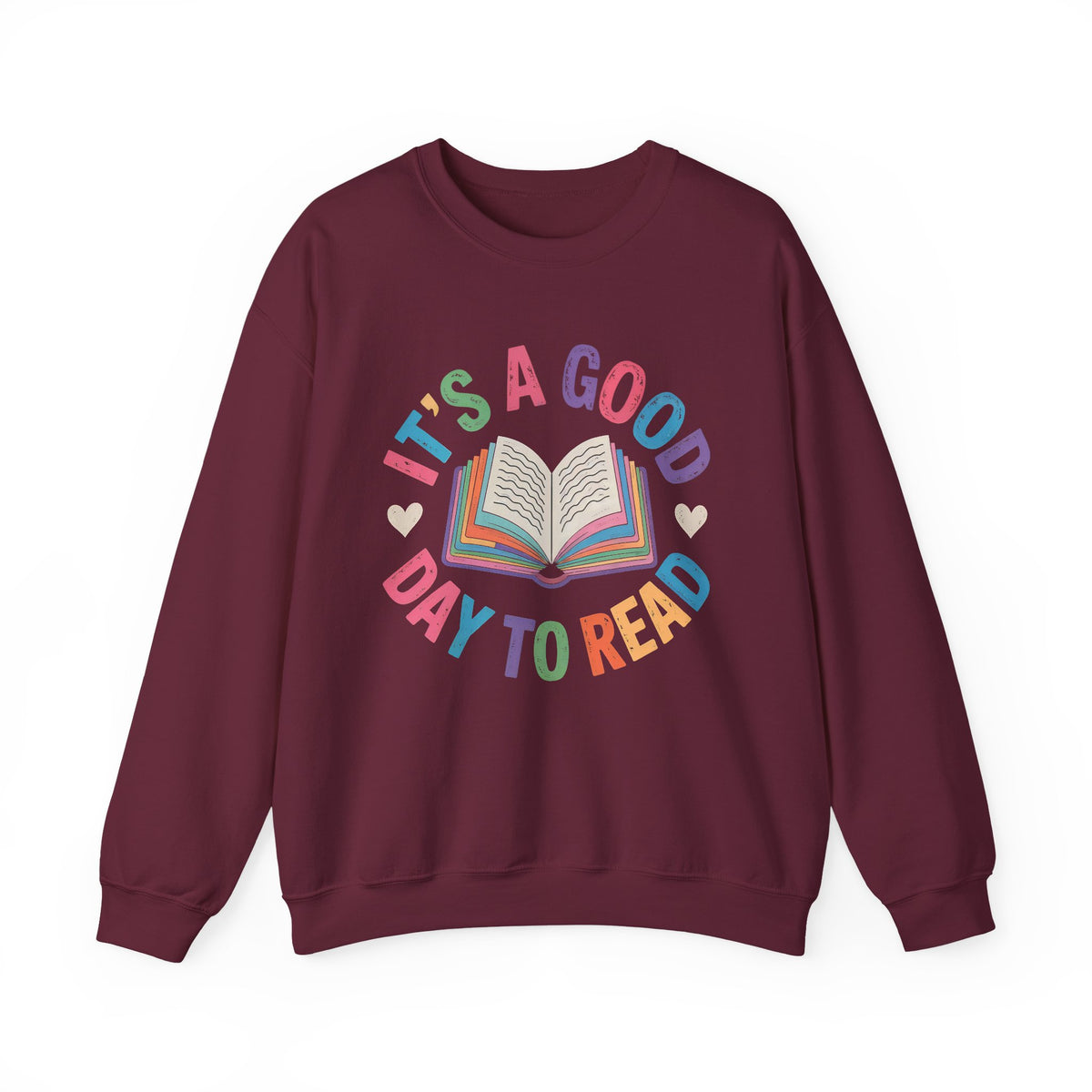 It's a Good Day to Read Cute Bookish Sweatshirt | |  Book Lover Gift | Book Worm Shirt | Book Nerd Shirt | Unisex Crewneck Sweatshirt