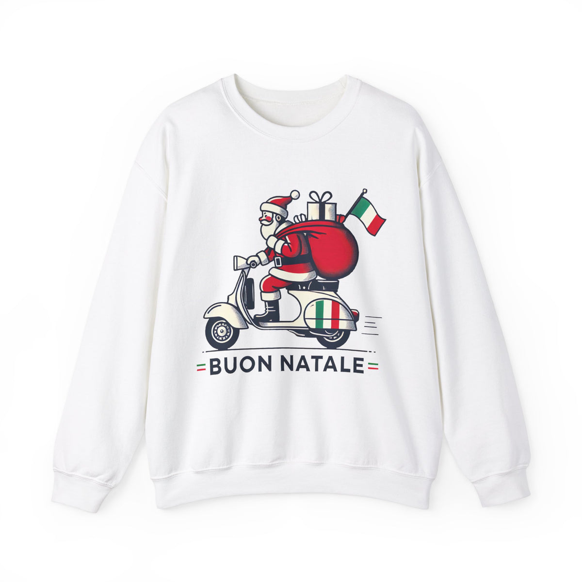 Buon Natale Italian Santa Christmas Shirt | Funny Marry Christmas Shirt | Italy Gift For Her | Unisex Crewneck Sweatshirt