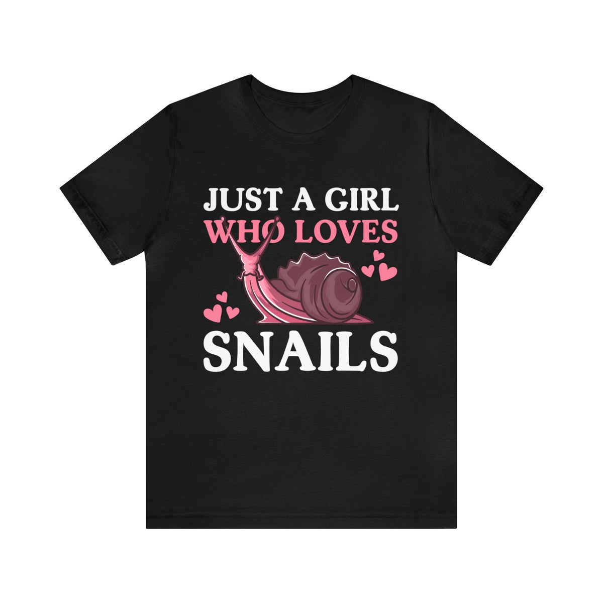 Just a Girl Who Loves Snails Nature Shirt | Snail Lover Shirt | Unisex Jersey T-shirt