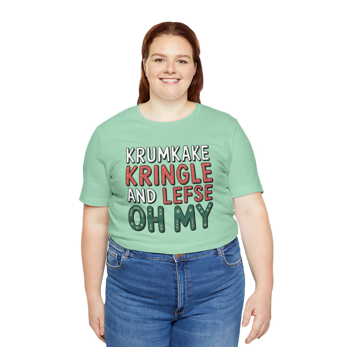 Krumkake Kringle Lefse Minnesota Shirt | Nordic Christmas Baking Shirt | Unisex Jersey T-shirt
