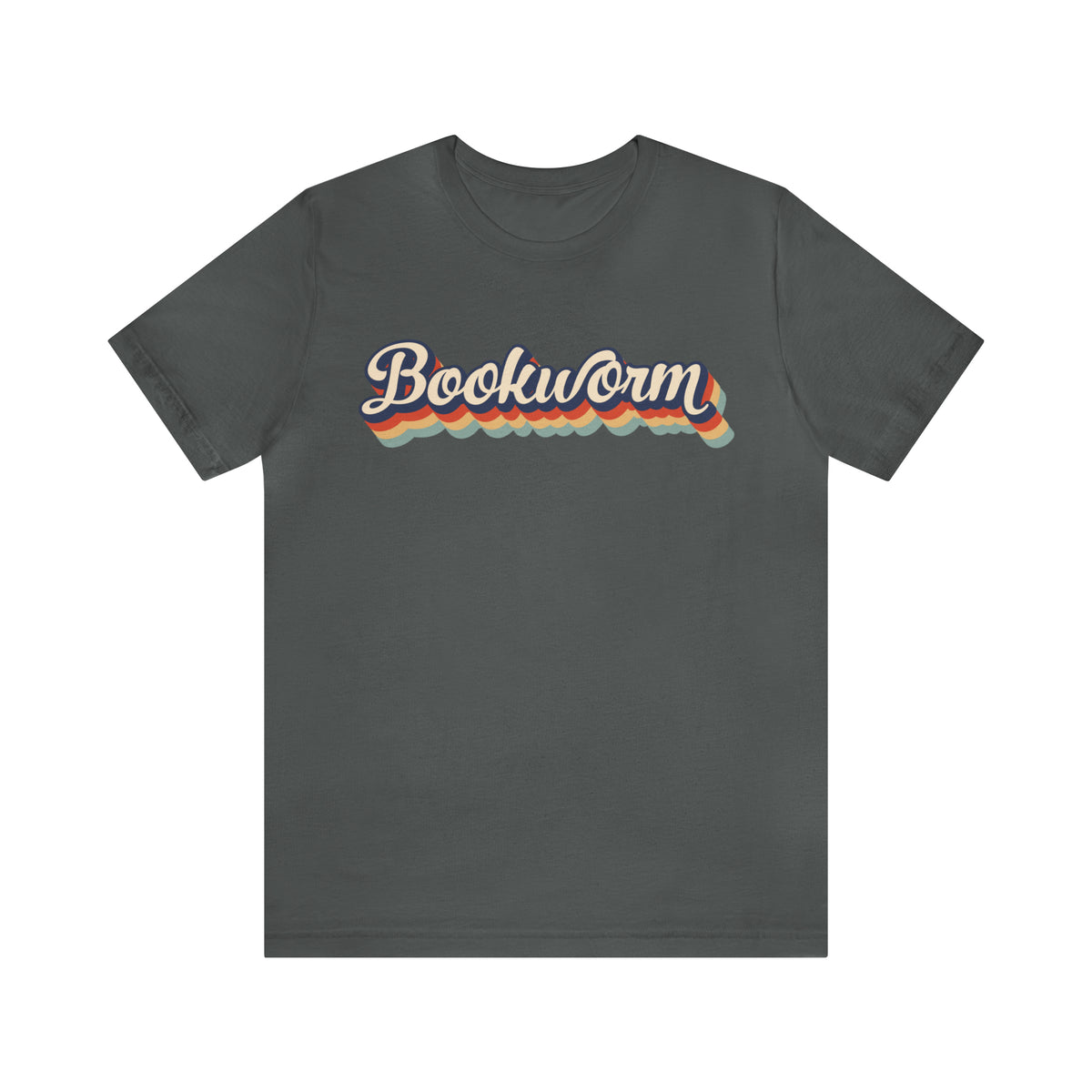 Retro Bookworm Book Lover Shirt | Bookish Gift | Unisex Jersey T-shirt