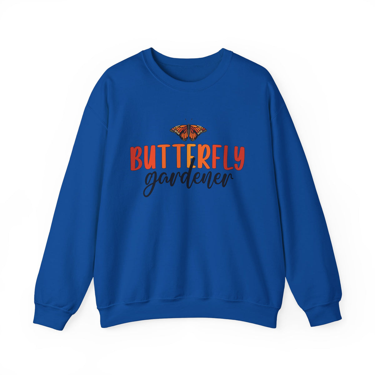 Monarch Butterfly Garden Shirt | Gift For Gardener | Nature Lover Butterfly Shirt | Unisex Crewneck Sweatshirt