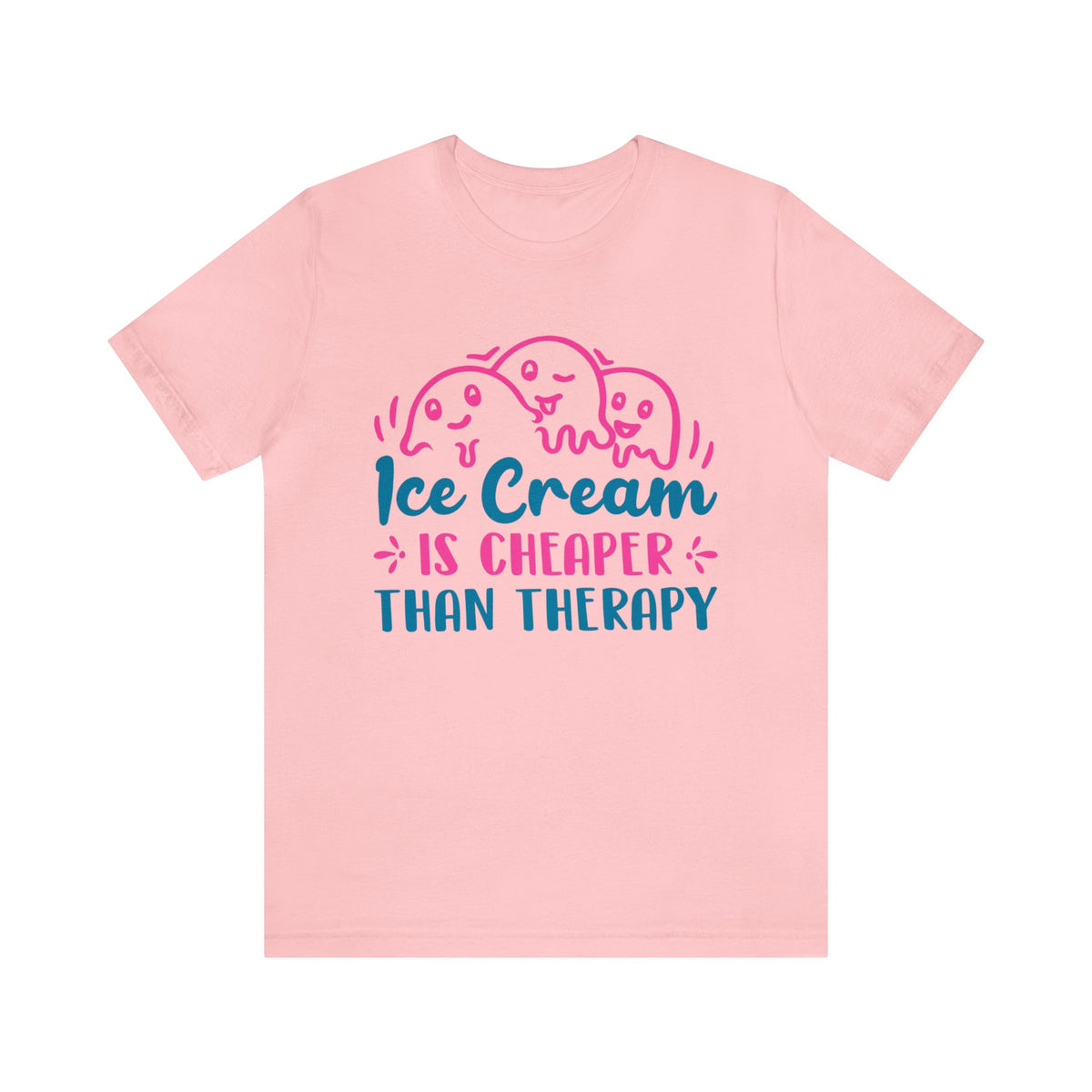 Ice Cream Therapy Funny Psychology Shirt | Psychologist Gift | Unisex Jersey T-shirt