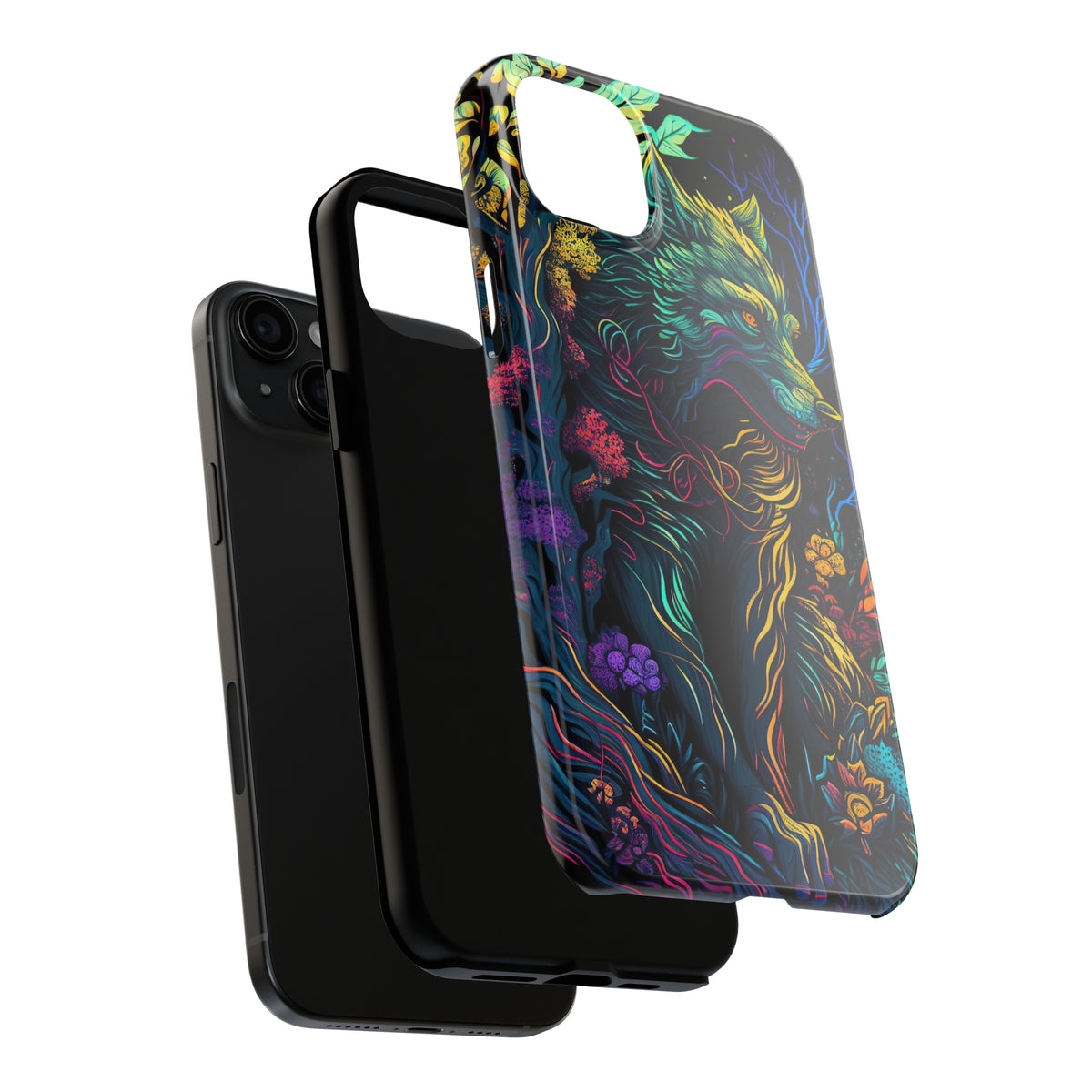 Werewolf Wolf iPhone Case | iPhone 15 14 13 12 11 Phone Case  | Spooky Halloween Gift | Lycanthropy Gift | Tough Impact-resistant Phone Case