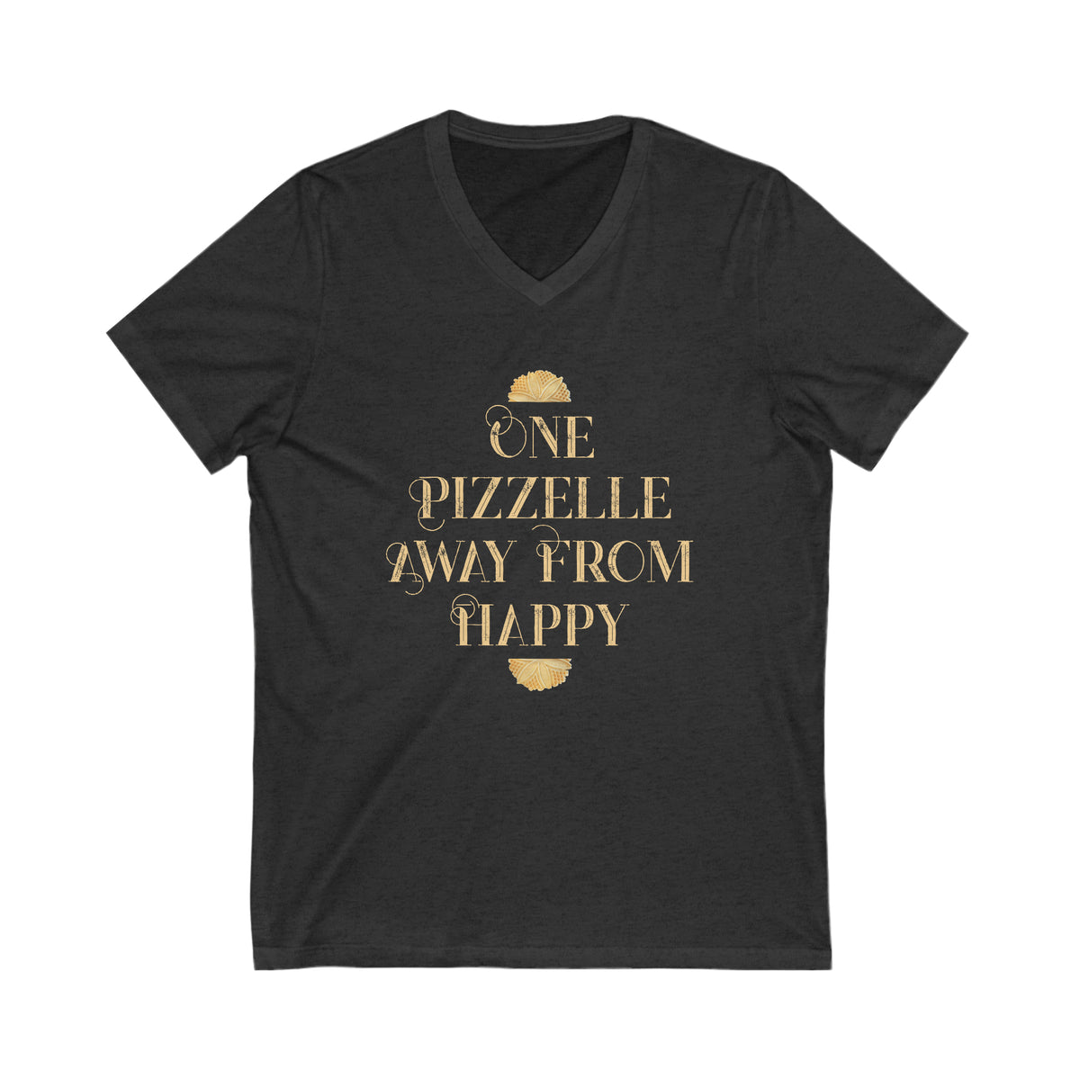 Italian Pizzelle Holiday Cookies Shirt | Foodie Baking Gift | Unisex V-neck T-shirt