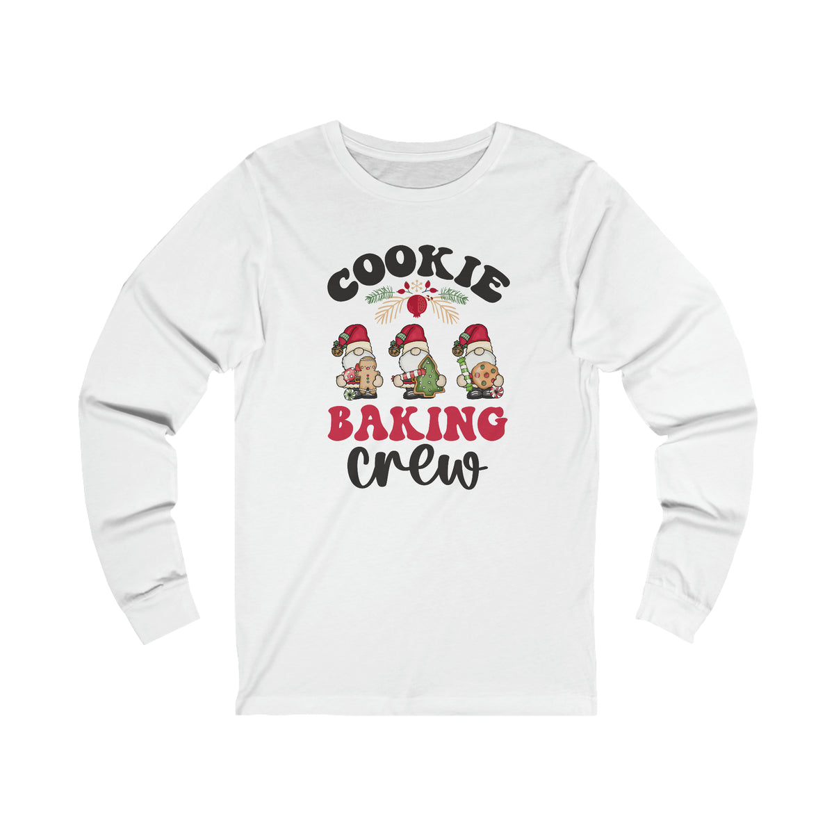 Cookie Baking Crew | Christmas Cookie Shirt | Baking Gift | Unisex Jersey Long Sleeve T-shirt