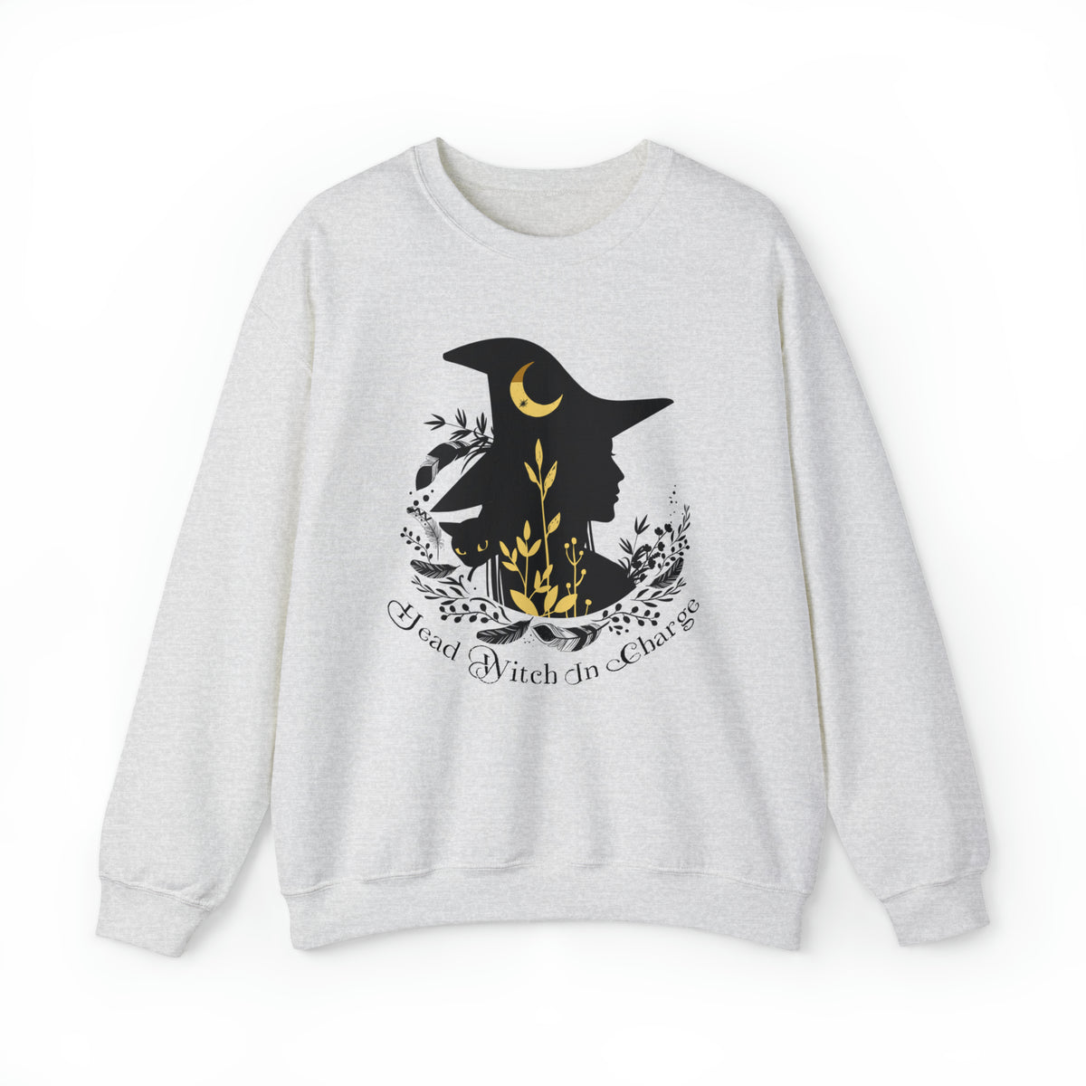 Head Witch In Charge Halloween Witch Shirt | Halloween Gift | Unisex Crewneck Sweatshirt