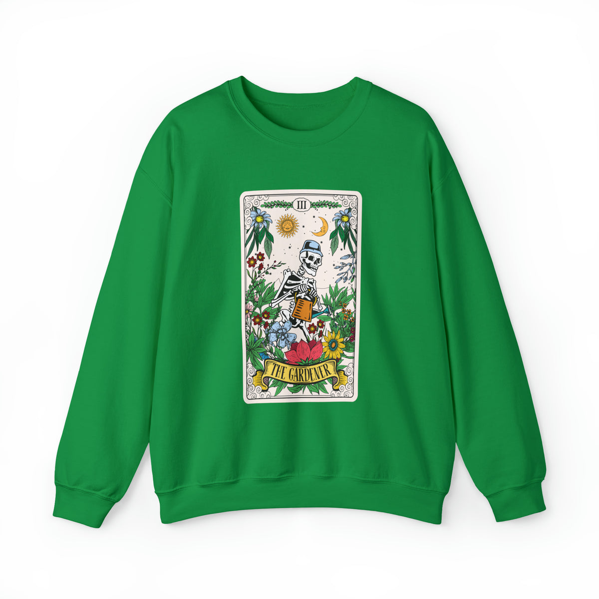 The Gardener Tarot Card Gardening Shirt | Tarot Card Gardener Gift | Unisex Crewneck Sweatshirt