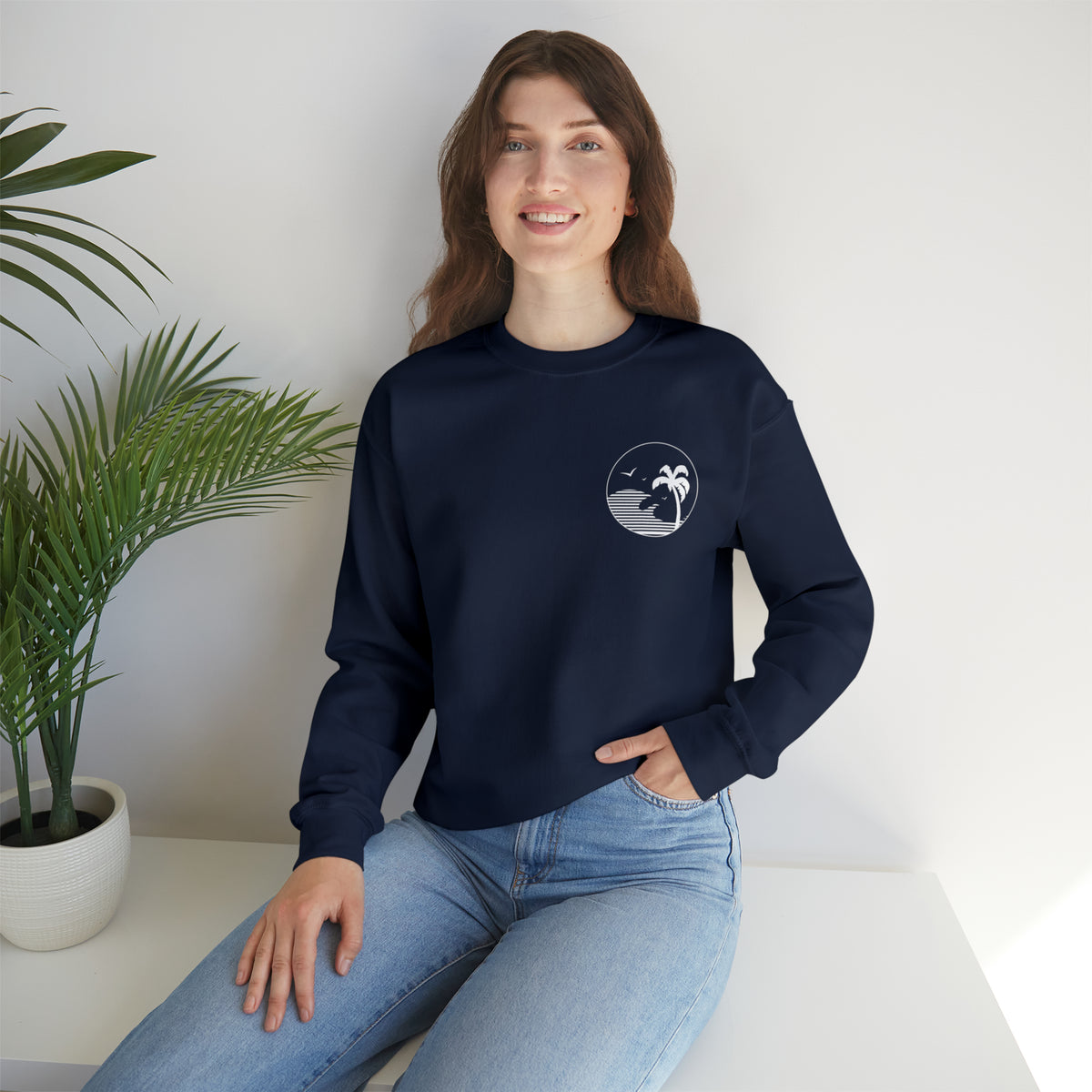 Beach Bum Shirt | Beach Life Shirt | Beach Lover Gift | Ocean Lover Gift  | Unisex Crewneck Sweatshirt