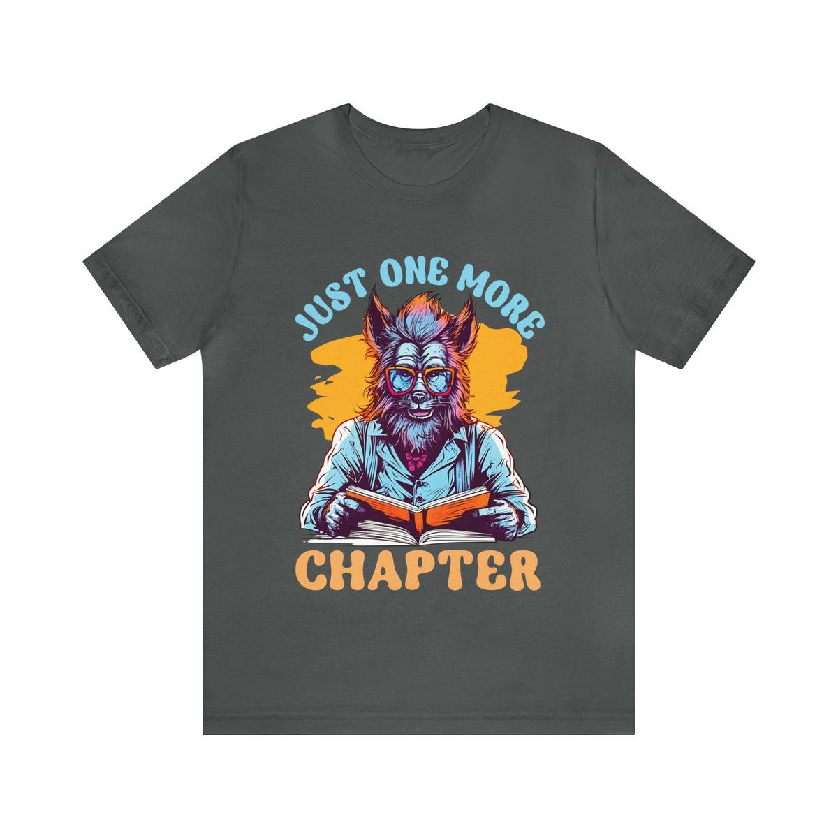 Just One More Chapter Werewolf Shirt | Halloween Book Shirt | Book Lover shirt | Book Lover Gift | Unisex Jersey T-shirt
