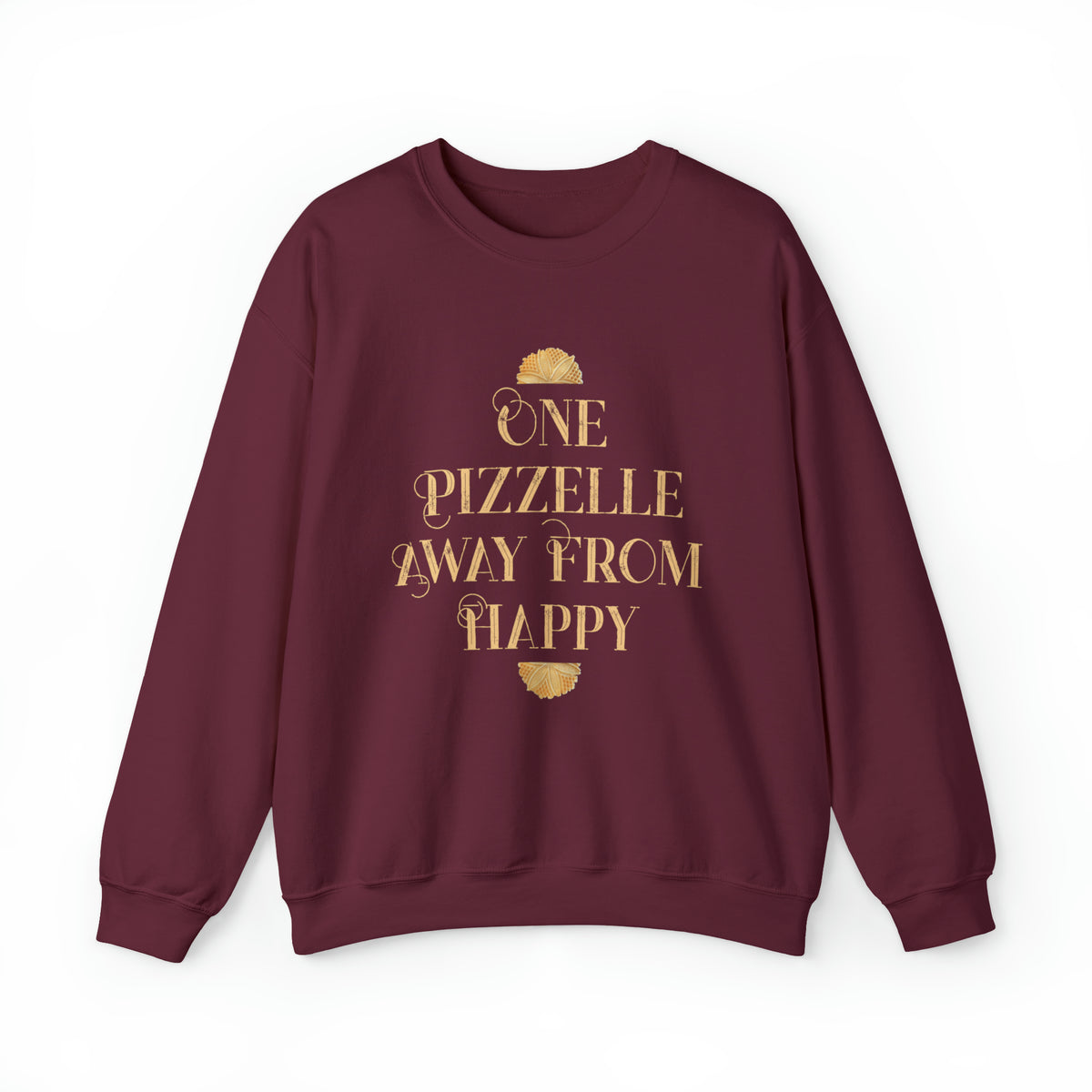 Italian Pizzelle Holiday Cookies Shirt | Foodie Baking Gift | Unisex Crewneck Sweatshirt