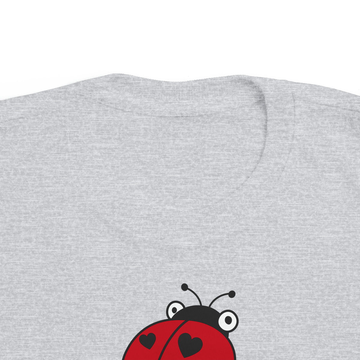 Love Bug Lady Bug Valentine's Day Shirt | Ladybug Nature Gift | Kid's Toddler Fine Jersey T-shirt