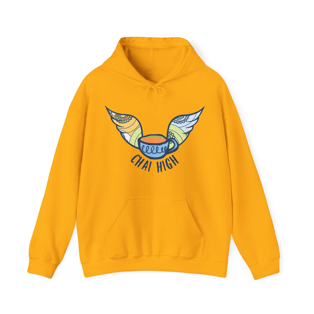 Chai High Tea Time Aesthetic Shirt | Chai Tea Lover Gifts | Unisex Heavy Blend™ Hooded Sweatshirt