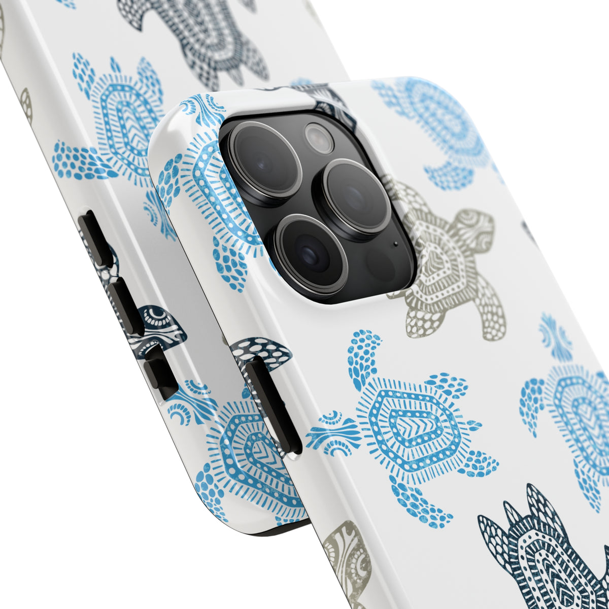 Sea Turtle Beach Bum iPhone Case | iPhone 15 14 13 12 11 Phone Case | Ocean Lover Gift | Tough Impact-resistant Phone Case